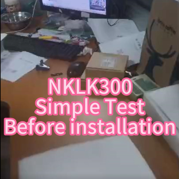 Instalación de la cerradura inteligente serie NKLK300